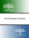 The Character of Oedipus
